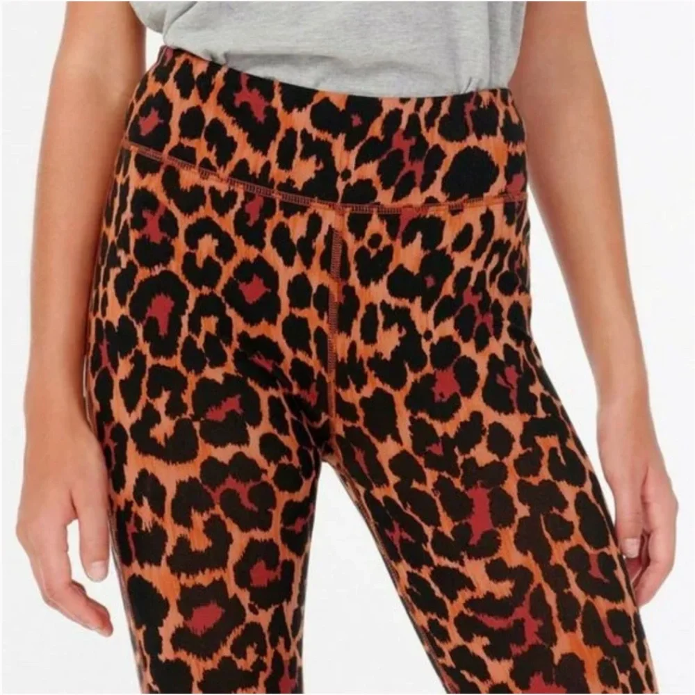 J.Crew Leopard High Rise 7/8 Legging XS